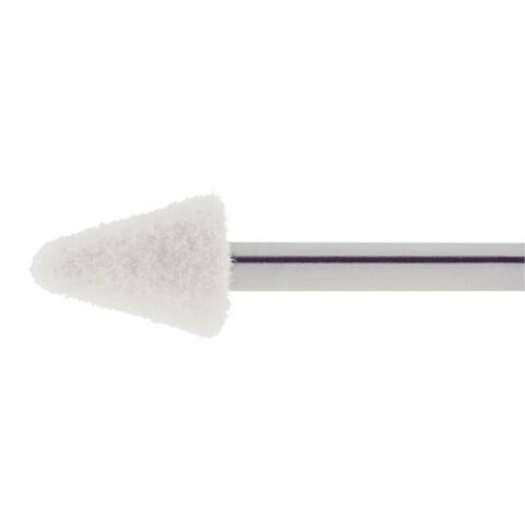 Polierstift P3KE Rundkegelform 10×12 mm Schaft 3 mm Filz für Polierpaste