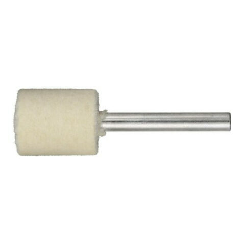 Polierstift P3ZY Zylinderform 16×20 mm Schaft 6 mm Filz für Polierpaste