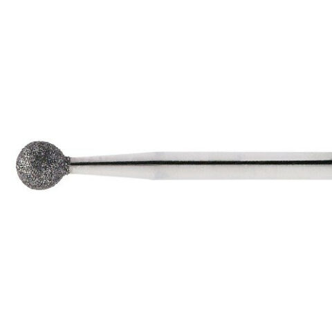 Diamantschleifstift DSK Kugelform 6×6 mm Schaft 3 mm