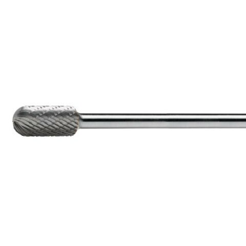 Fräser HFA Zylinderform für Stahl 12×25 mm Schaft 6 mm | Verz. 7 | langer Schaft