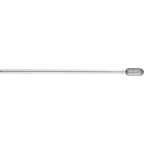 Fräser HFC Walzenrundform für Stahl 12×25 mm Schaft 6 mm | Verz. 7 | langer Schaft