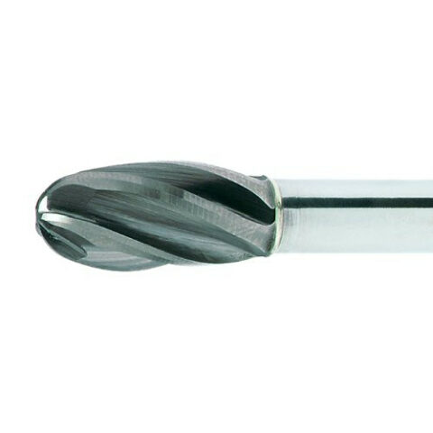 Fräser HFE Tropfenform für Alu 16×25 mm Schaft 8 mm | Verz. 9