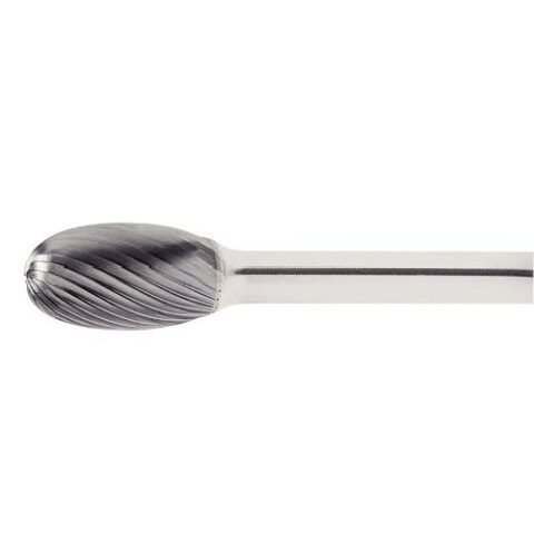 Fräser HFE Tropfenform für Edelstahl/Stahl 3×7 mm Schaft 3 mm | Verz. 3