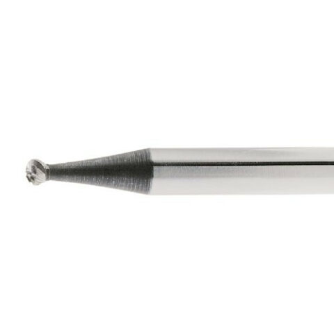 HSS-Fräser MFD Kugelform für Edelstahl/Stahl 3×2 mm Schaft 6 mm | Verz. 3