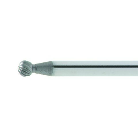 HSS-Mini-Fräser MF Kugelform für Edelstahl/Stahl 3.2×3 mm Schaft 3 mm | Verz. 5