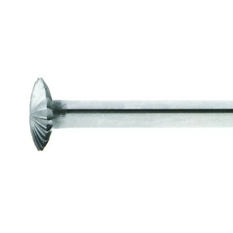 HSS-Mini-Fräser MF Linsenform für Edelstahl/Stahl 8×2 mm Schaft 3 mm | Verz. 5