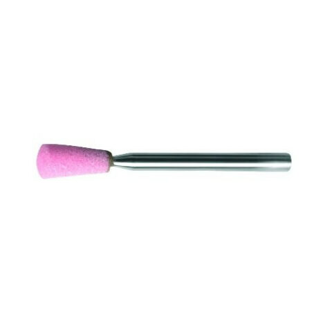 Schleifstift D28 Sonderform für Stahl/Stahlguss 3,5/5,5×11 mm Schaft 3 mm | Edelkorund Korn 80