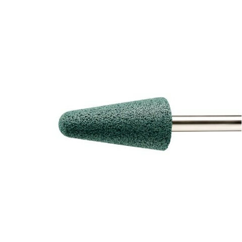 Schleifstift KE Rundkegelform für Alu 20×40 mm Schaft 6 mm | Korn 80