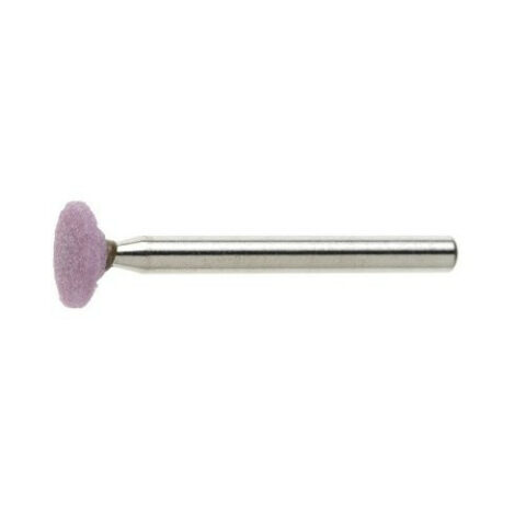 Schleifstift D21 Sonderform für Stahl/Stahlguss 8×1.6 mm Schaft 3 mm | Edelkorund Korn 100