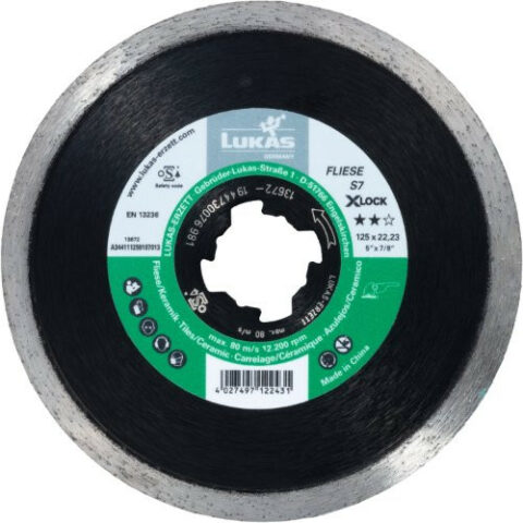 FLIESE S7 diamond for stone/tile Ø 125 mm for X-Lock angle grinder