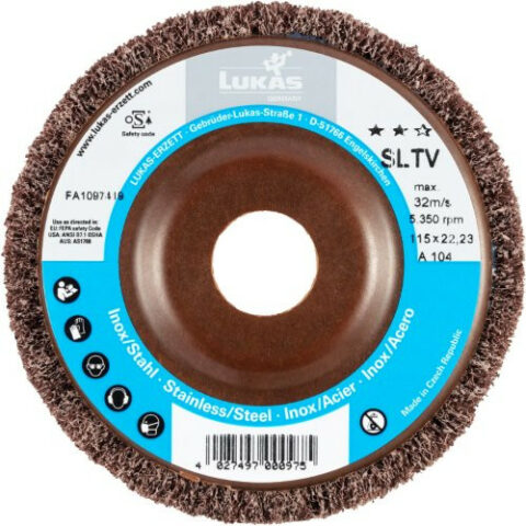 SLTT universal lamellar flap disc Ø 115 mm aluminium oxide grain 100 | flat