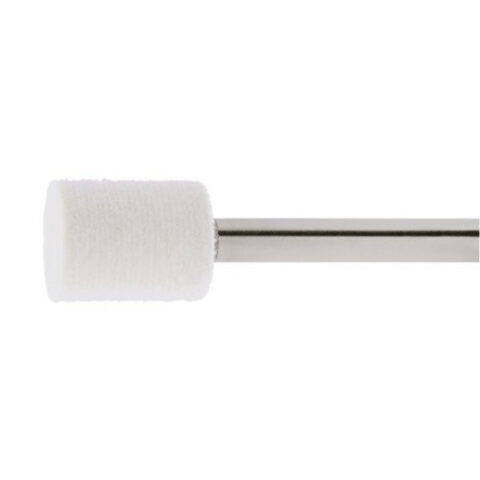 P3ZY cylindrical mounted point 30×40 mm shank 6 mm felt for polishing paste