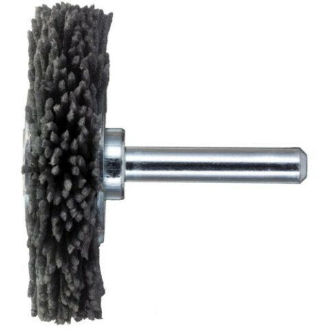 BSNF universal round shaft brush 100×7 mm for drilling machines made of nylon | coarse