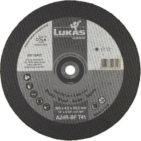 T41 cutting disc for steel 350×4 mm straight | bore 20.00 mm | for petrol cut-off machine