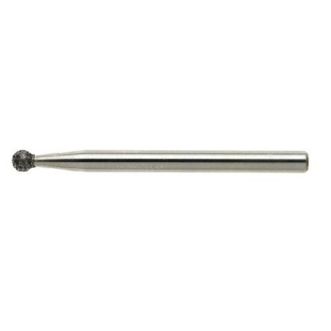 CBN CSK spherical mounted point 2×2 mm shaft 3 mm