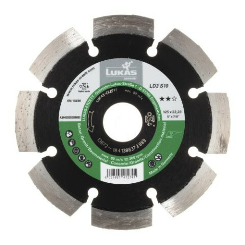 LD3 S10 diamond cutting disc for stone/concrete/asphalt Ø 115 mm for angle grinder