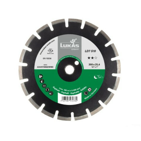 LD7 S10 diamond cutting disc for asphalt Ø 450 mm for petrol cut-off machine