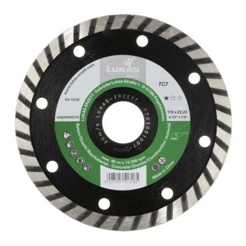 TC7 diamond cutting disc for tile/stone Ø 115 mm for angle grinder