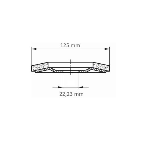 SLTR Control universal lamellar flap disc Ø 125 mm zirconia SLTR Control universal lamellar flap disc Ø 125 mm zirconia