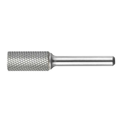 HFAS cylindrical burr for hardened steel 12×25 mm shank 6 mm | face toothing ZF1