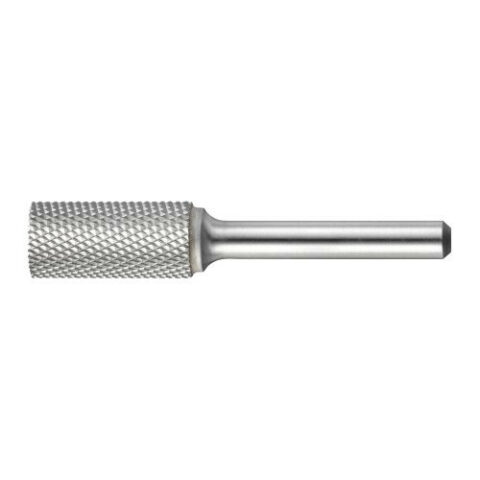 HFAS cylindrical burr for hardened steel 12×25 mm shank 6 mm | face toothing ZF2