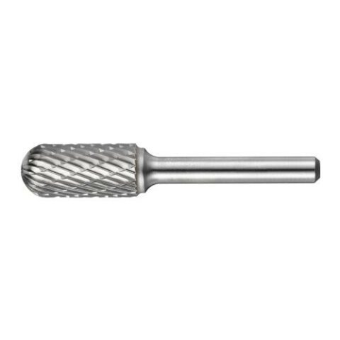 HFC universal cylindrical round nose burr 8×20 mm shank 6 mm| cut ZX | long shank