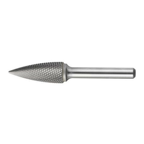 HFG pointed tree burr for hardened steel 6×18 mm shank 6 mm | cut ZF2