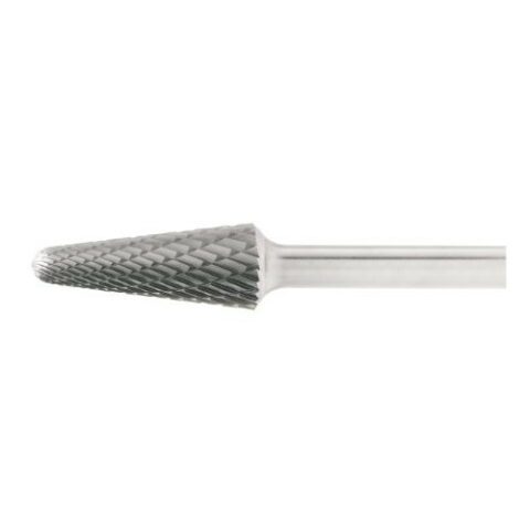 HFL universal ball nosed cone burr 12×30 mm shank 1/4"