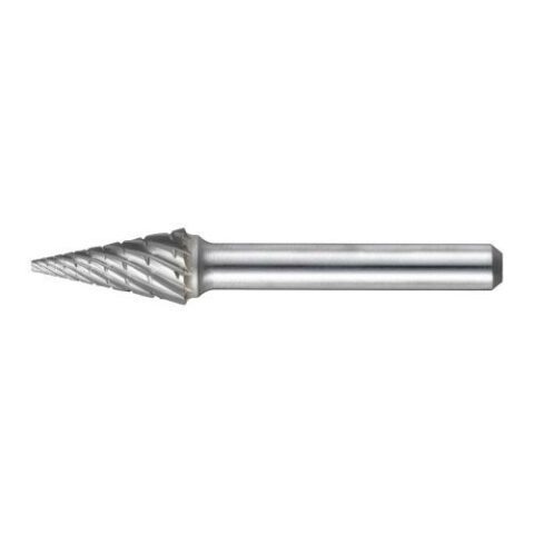 HFM cone shaped burr for stainless steel/steel 6×18 mm shank 6 mm | cut Z42