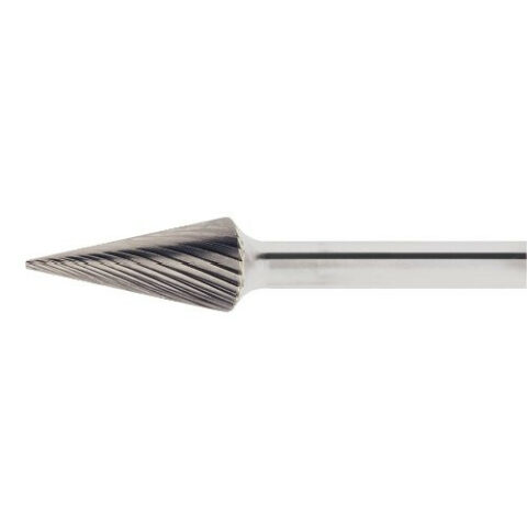 HFM cone shaped burr for aluminium 6×18 mm shank 6 mm | cut 9