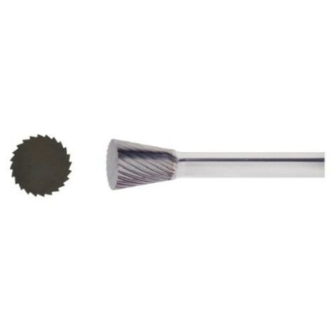 HFN special shape burr for steel 3×7 mm shank 3 mm | cut 7