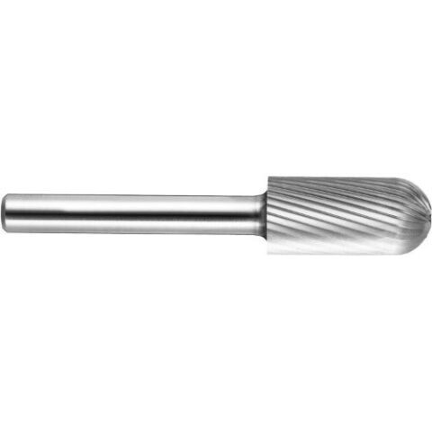 HSS MFC cylindrical round nose burr for stainless steel/steel 12×25 mm shank 6 mm | cut 5