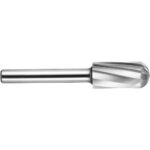 HSS MFC cylindrical round nose burr for plastic/wood/rubber 6x20 mm shank 6 mm | cut 1