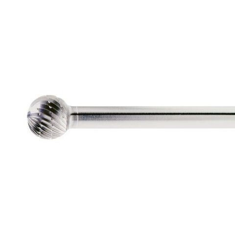HSS MFD spherical burr for stainless steel/steel 8×7 mm shank 6 mm | cut 5