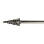 HSS MFM cone shaped burr for stainless steel/steel 12x30 mm shank 6 mm | cut 3