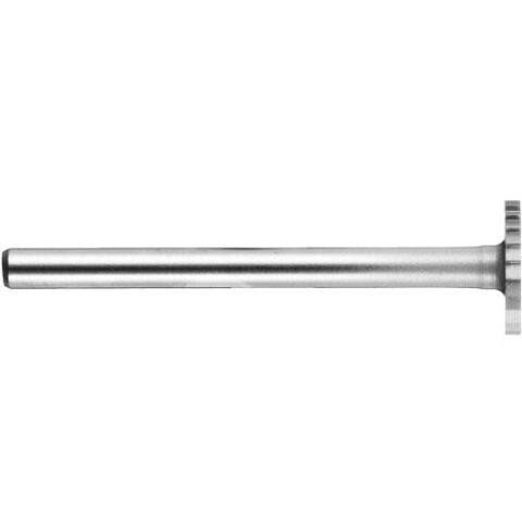 HSS MF cylindrical miniature burr for stainless steel/steel 10×1 mm shank 3 mm | cut 5