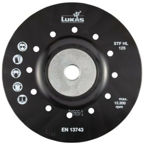 STF backing pad for fibre discs Ø 150 mm with M14 thread | with cooling ribs