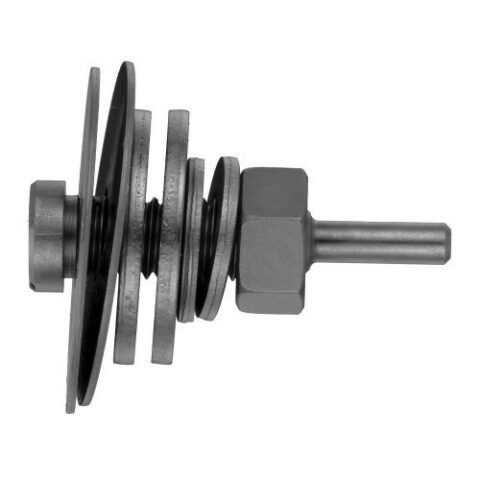 ASB tool holder for polishing wheels M12 shank 6 mm