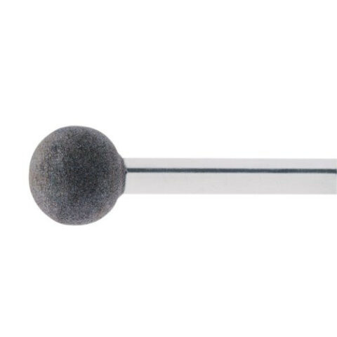 P1KU spherical mounted point 8×8 mm shank 3 mm