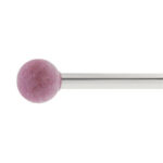 P2KU spherical mounted point 8x8 mm grain 400 | shank 3 mm