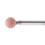 KU spherical mounted point for steel/cast steel 8x8 mm shank 3 mm | grain 60