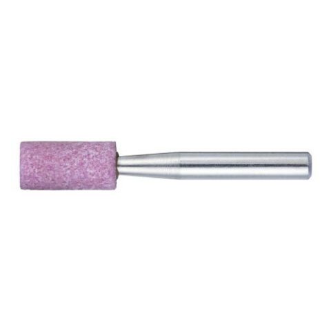 ZY cylindrical mounted point for steel/cast steel 10×20 mm shank 6 mm | aluminium oxide grain 60