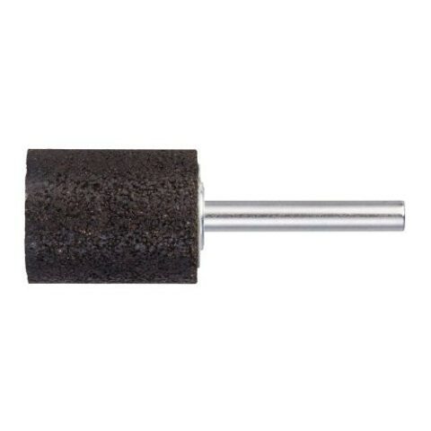 ZY cylindrical mounted point for tool steel 20×40 mm shank 6 mm | grain 24 hard
