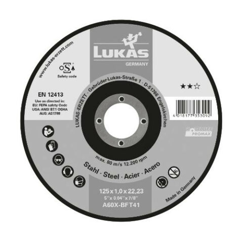T41 cutting disc for steel 125×2 mm straight | for angle grinder | A36U-BF