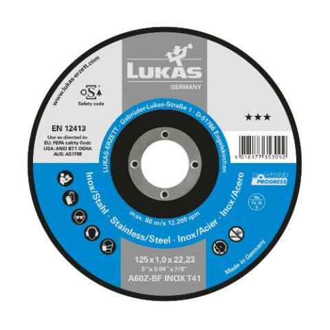 T42 cutting disc for stainless steel 115×2.5 mm depressed centre | for angle grinder | A30Z-BF