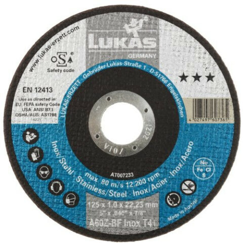 T41 cutting disc for stainless steel 150×1.2 mm straight | for angle grinder | A60Z-BF
