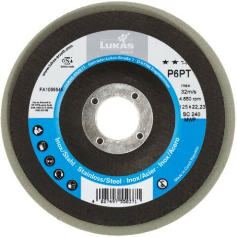 P6PT polishing disc Ø 125 mm medium for angle grinder dished silicon carbide 150 (MWP)