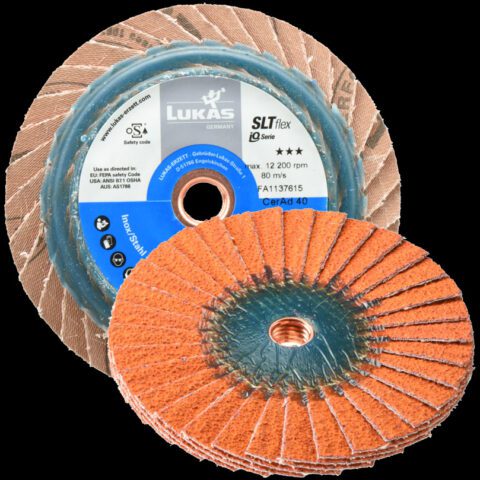 Lamellar flap disc SLTflex Ø 125 mm CeramicAd 40